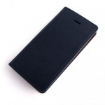 【iPhone SE 5s/5 ケース】Saffiano Flip Case　クラシックネイビー