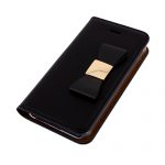 【iPhone SE 5s/5 ケース】Ribbon Classic Diary　ブラック