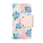 -まるで水彩画-鮮やかなサクラの花のデザインの手帳型iPhoneケース！